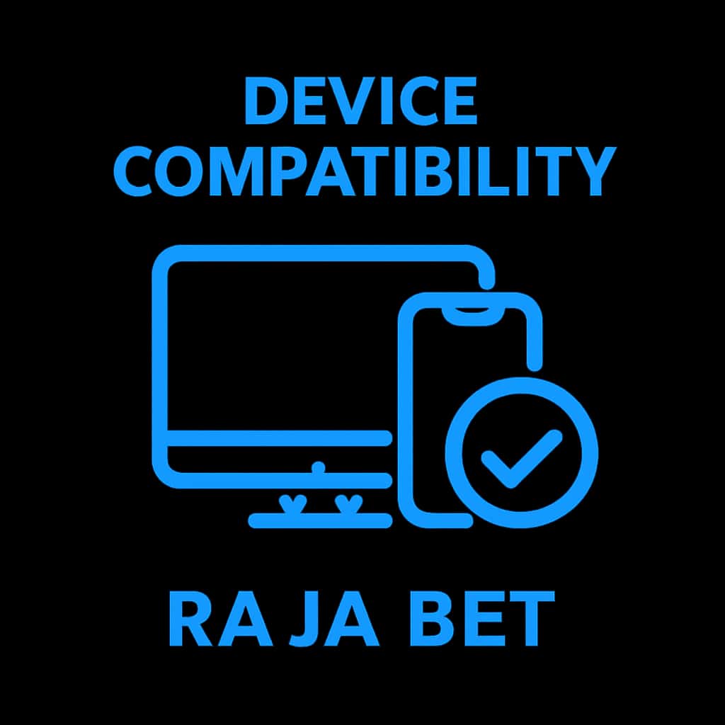 An icon representing device compatibility for the Raja Bet application.