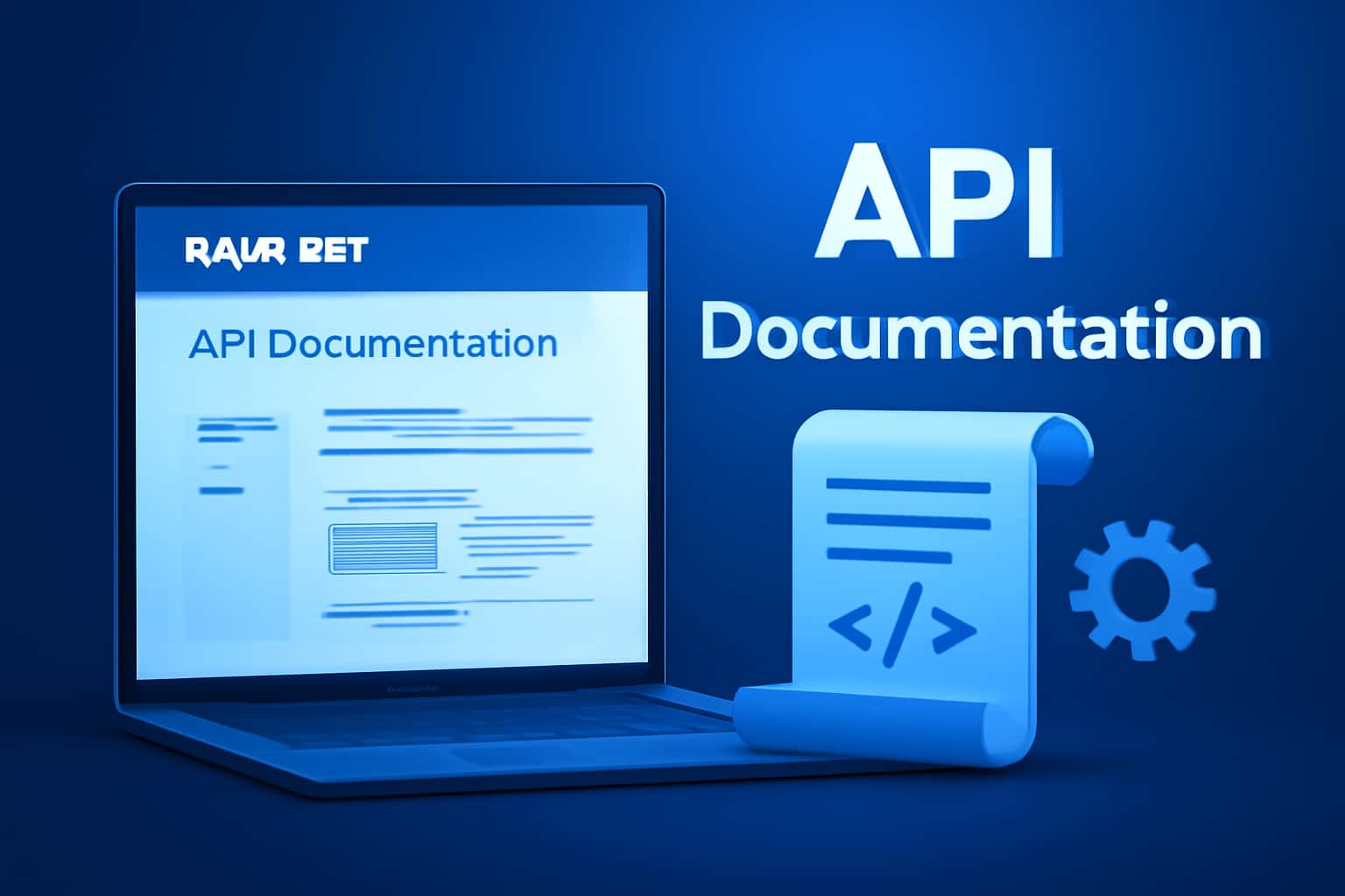 An informational scene highlighting the Raja Bet API Documentation.
