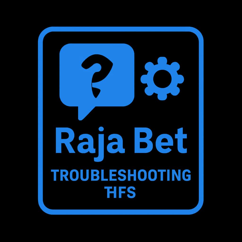 Icon representing Raja Bet App Troubleshooting Tips.