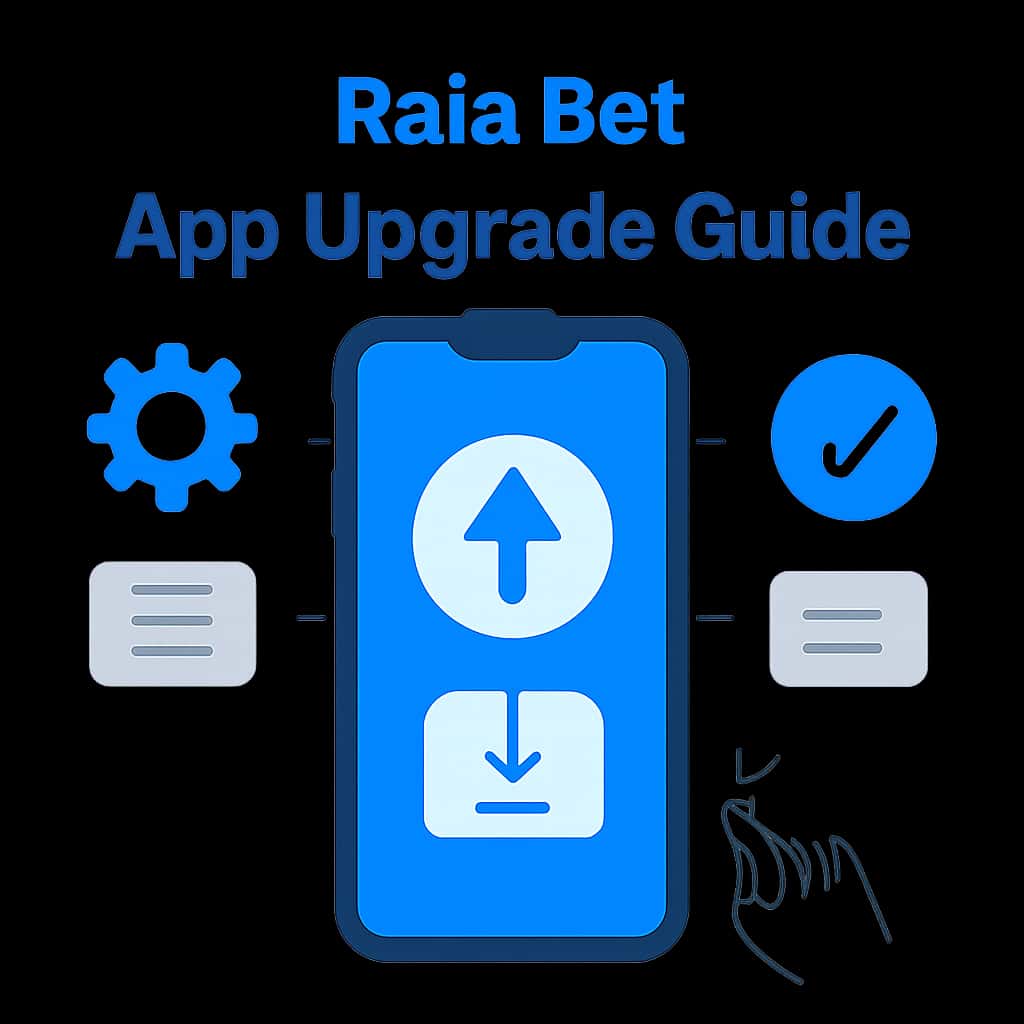 An educational diagram outlining the key components of the Raja Bet App Upgrade Guide.