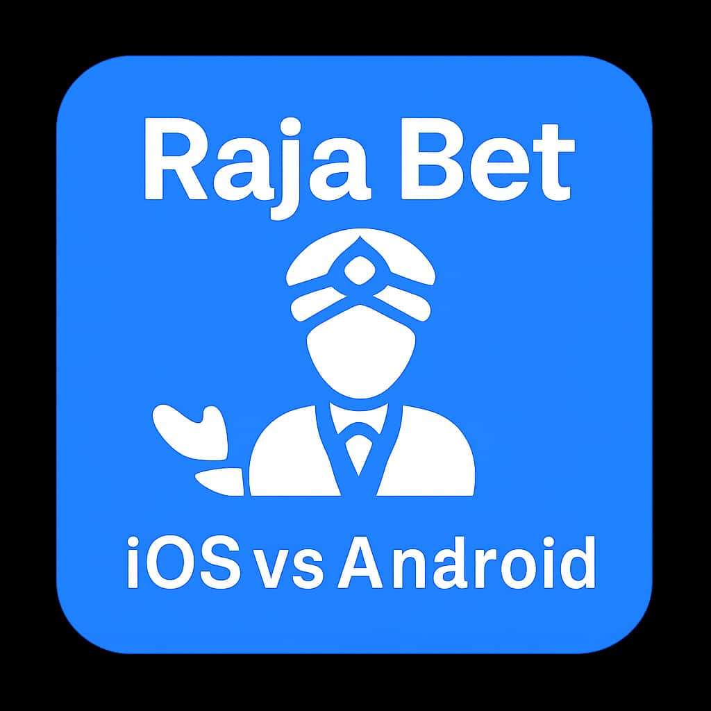 Icon representing the Raja Bet app for iOS and Android.