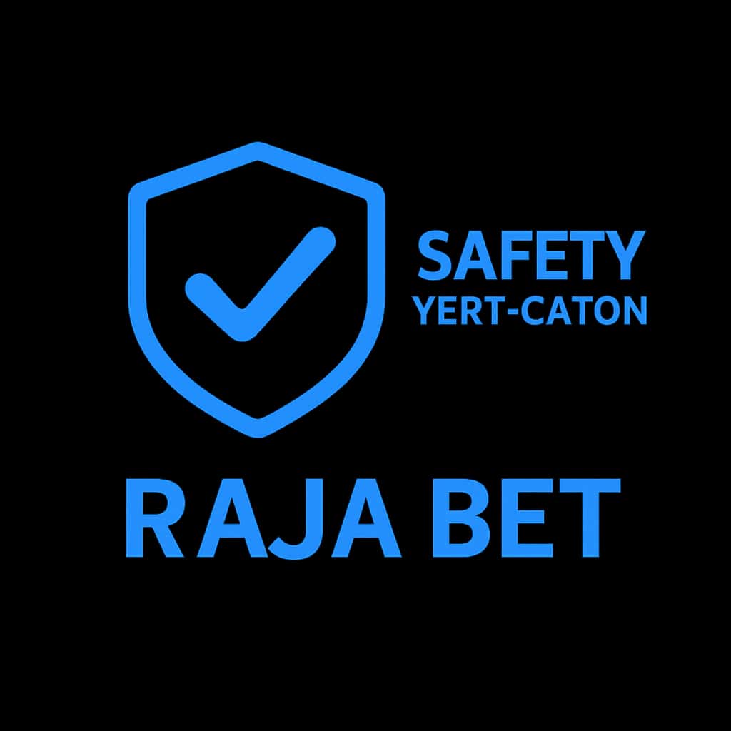 A badge design illustrating Safety Verification Raja Bet.