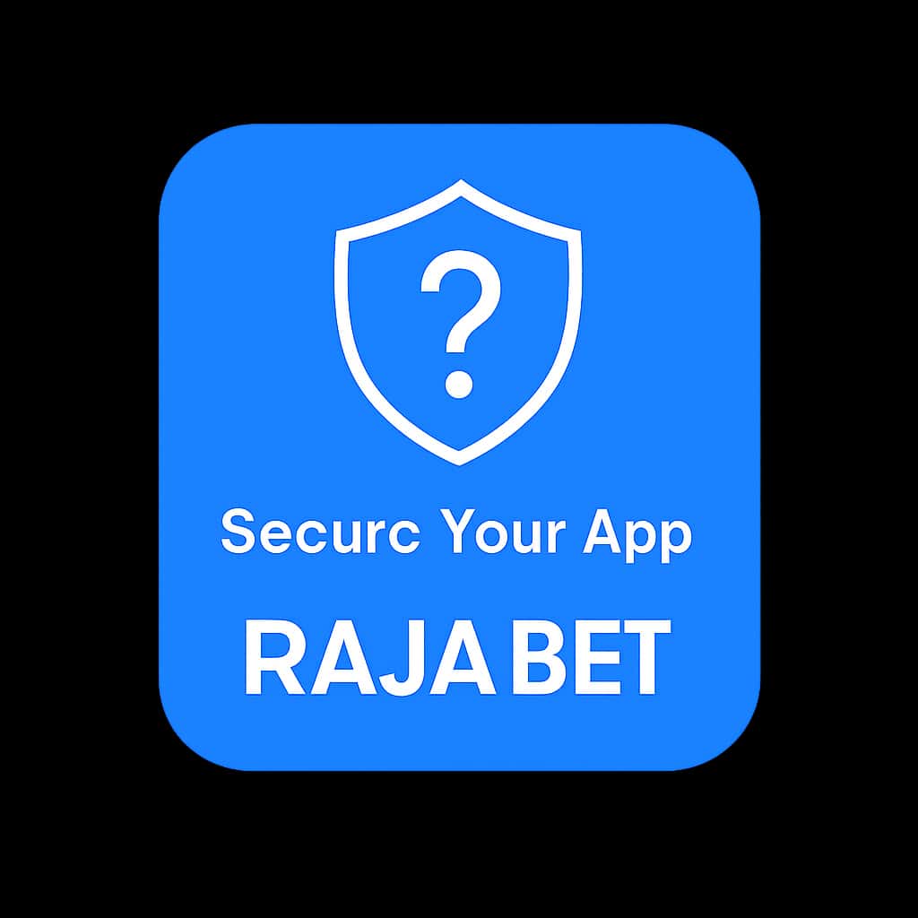 A minimalistic badge design for the Secure Your Raja Bet App.